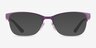 Vogue Eyewear VO3940 Plum Silver MetalEyeglass Frames from EyeBuyDirect, with Tinted Lenses