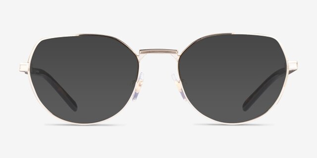 Vogue Eyewear VO4243 Pale Gold MetalEyeglass Frames from EyeBuyDirect, with Tinted Lenses