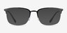 Ray-Ban RB6494 Black Silver MetalEyeglass Frames from EyeBuyDirect, with Tinted Lenses