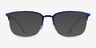 Ray-Ban RB6494 Blue Silver MetalEyeglass Frames from EyeBuyDirect, with Tinted Lenses