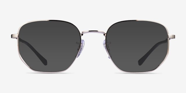 Ray-Ban RB6496 Silver MetalEyeglass Frames from EyeBuyDirect, with Tinted Lenses