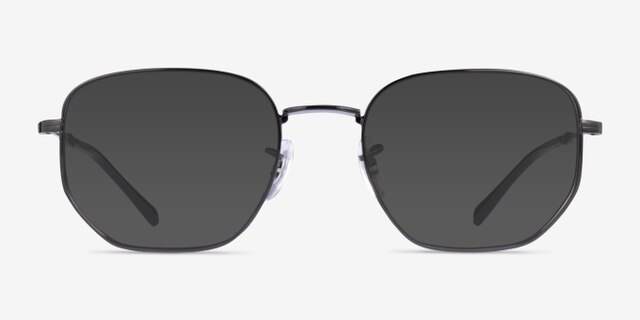 Ray-Ban RB6496 Black MetalEyeglass Frames from EyeBuyDirect, with Tinted Lenses
