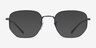 Ray-Ban RB6496 Black MetalEyeglass Frames from EyeBuyDirect, with Tinted Lenses