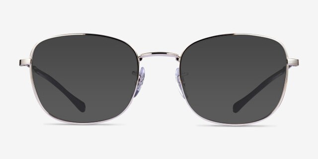 Ray-Ban RB6497 Silver MetalEyeglass Frames from EyeBuyDirect, with Tinted Lenses