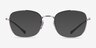 Ray-Ban RB6497 Silver MetalEyeglass Frames from EyeBuyDirect, with Tinted Lenses