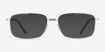 Ray-Ban RB3717V Silver MetalEyeglass Frames from EyeBuyDirect, with Tinted Lenses