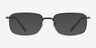 Ray-Ban RB3717V Black MetalEyeglass Frames from EyeBuyDirect, with Tinted Lenses