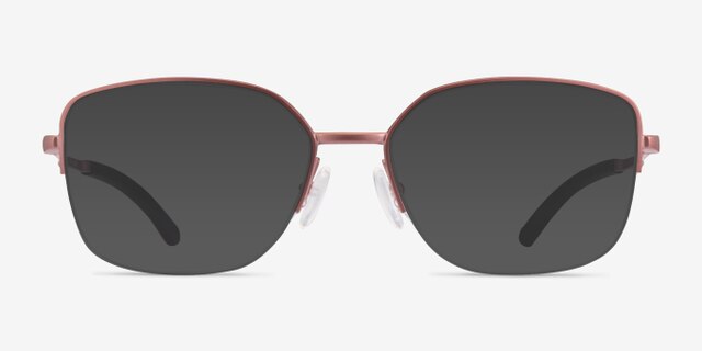 Oakley Moonglow Satin Light Berry MetalEyeglass Frames from EyeBuyDirect, with Tinted Lenses
