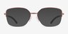 Oakley Moonglow Satin Light Berry MetalEyeglass Frames from EyeBuyDirect, with Tinted Lenses