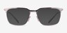 ARNETTE Maybe Mae Gunmetal MetalEyeglass Frames from EyeBuyDirect, with Tinted Lenses