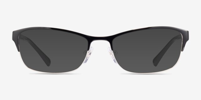 Vogue Eyewear VO4057B Black Silver MetalEyeglass Frames from EyeBuyDirect, with Tinted Lenses