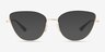 Vogue Eyewear VO4109 Black Gold MetalEyeglass Frames from EyeBuyDirect, with Tinted Lenses