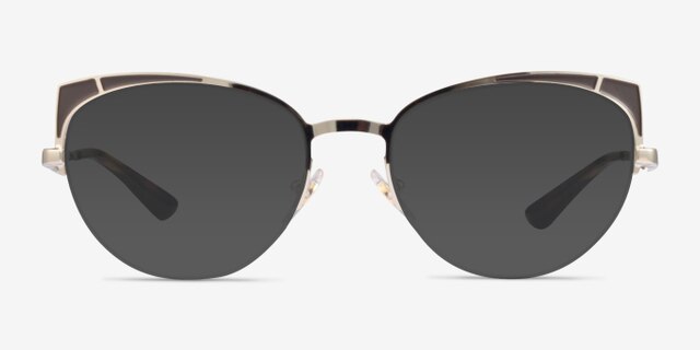 Vogue Eyewear VO4153 Gold Matte Brown MetalEyeglass Frames from EyeBuyDirect, with Tinted Lenses