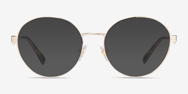 Vogue Eyewear VO4222 Pale Gold MetalEyeglass Frames from EyeBuyDirect, with Tinted Lenses