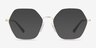Vogue Eyewear VO4226 Shiny Pale Gold MetalEyeglass Frames from EyeBuyDirect, with Tinted Lenses
