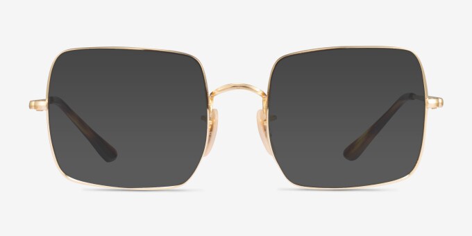 Ray-Ban RB1971V - Square Blue Gold Frame Eyeglasses | Eyebuydirect