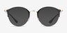 Ray-Ban RB3578V Matte Black On Arista MetalEyeglass Frames from EyeBuyDirect, with Tinted Lenses
