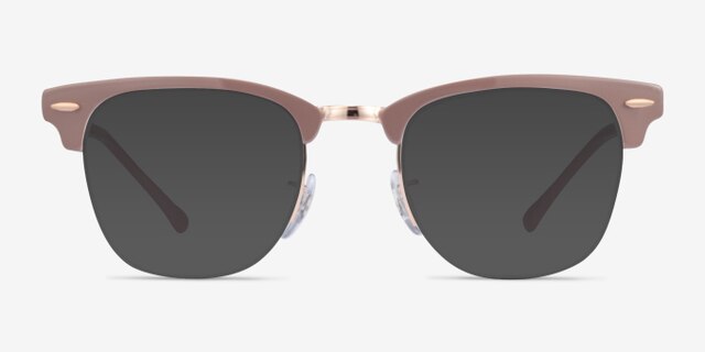 Ray-Ban RB3716VM Light Brown On Copper MetalEyeglass Frames from EyeBuyDirect, with Tinted Lenses