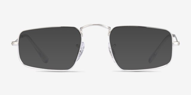 Ray-Ban RB3957V Julie Silver MetalEyeglass Frames from EyeBuyDirect, with Tinted Lenses