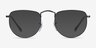 Ray-Ban RB3958V Elon Polished Black MetalEyeglass Frames from EyeBuyDirect, with Tinted Lenses