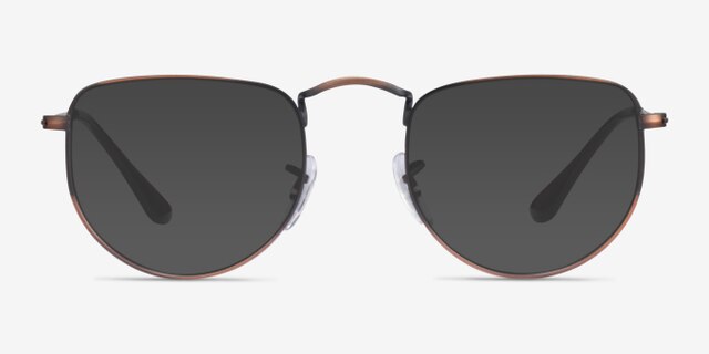 Ray-Ban RB3958V Elon Antique Copper MetalEyeglass Frames from EyeBuyDirect, with Tinted Lenses