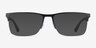 Ray-Ban RB6335 Matte Black MetalEyeglass Frames from EyeBuyDirect, with Tinted Lenses