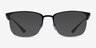 Ray-Ban RB6421 Matte Black Silver MetalEyeglass Frames from EyeBuyDirect, with Tinted Lenses