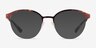 Vogue Eyewear VO4176 Tortoise MetalEyeglass Frames from EyeBuyDirect, with Tinted Lenses