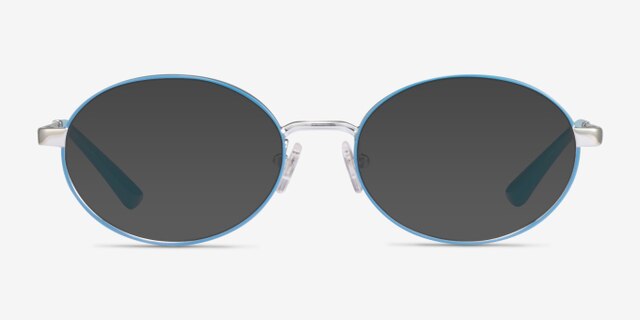 Vogue Eyewear VO4190 Azure Silver MetalEyeglass Frames from EyeBuyDirect, with Tinted Lenses
