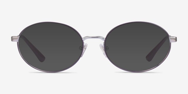 Vogue Eyewear VO4190 Gunmetal Violet MetalEyeglass Frames from EyeBuyDirect, with Tinted Lenses