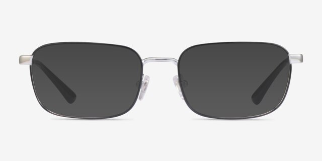 Vogue Eyewear VO4191 Black Silver MetalEyeglass Frames from EyeBuyDirect, with Tinted Lenses