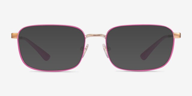 Vogue Eyewear VO4191 Fuxia Rose Gold MetalEyeglass Frames from EyeBuyDirect, with Tinted Lenses