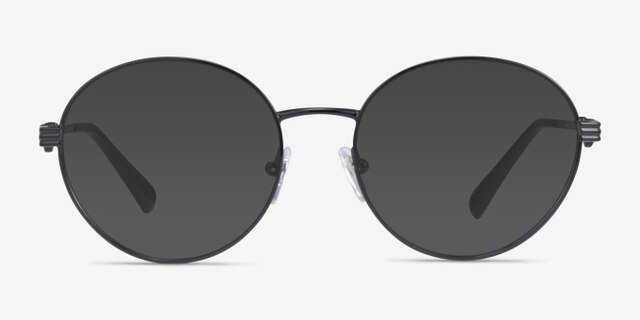 Vogue Eyewear VO4222 Shiny Black MétalMontures de lunettes de vue d'EyeBuyDirect, Avec des Verres Teintés