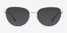 Vogue Eyewear VO4229 Blue Silver MetalEyeglass Frames from EyeBuyDirect, with Tinted Lenses