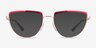 Vogue Eyewear VO4230 Fuchsia Rose Gold MetalEyeglass Frames from EyeBuyDirect, with Tinted Lenses