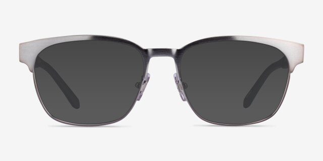ARNETTE Waterly Silver Gray MetalEyeglass Frames from EyeBuyDirect, with Tinted Lenses