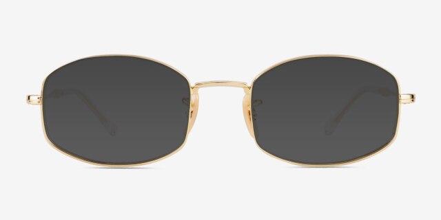 Ray-Ban RB6510 Gold MetalEyeglass Frames from EyeBuyDirect, with Tinted Lenses