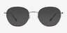 Ray-Ban RB6509 Gunmetal MetalEyeglass Frames from EyeBuyDirect, with Tinted Lenses