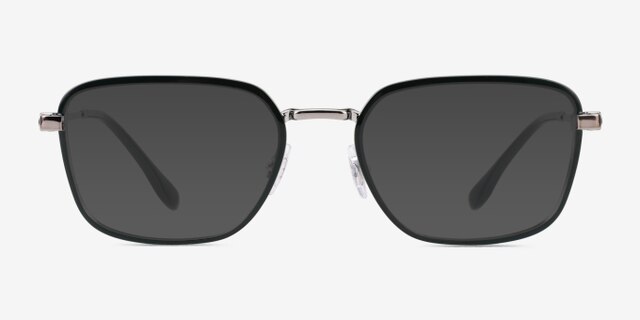 Ray-Ban RB6511 Green Gunmetal MetalEyeglass Frames from EyeBuyDirect, with Tinted Lenses
