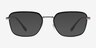 Ray-Ban RB6511 Green Gunmetal MetalEyeglass Frames from EyeBuyDirect, with Tinted Lenses