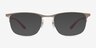 Ray-Ban RB6513 Matte Gunmetal MetalEyeglass Frames from EyeBuyDirect, with Tinted Lenses