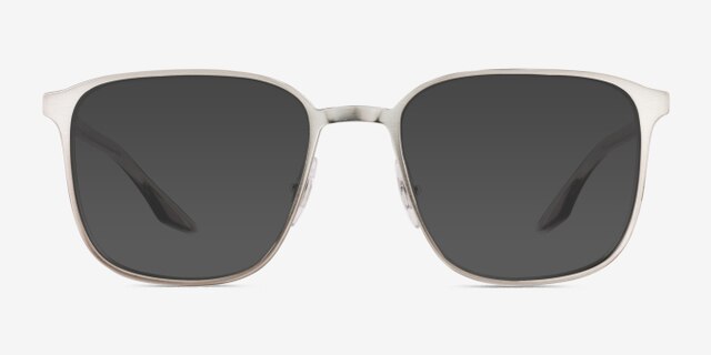 Ray-Ban RB6512 Brushed Gunmetal MetalEyeglass Frames from EyeBuyDirect, with Tinted Lenses