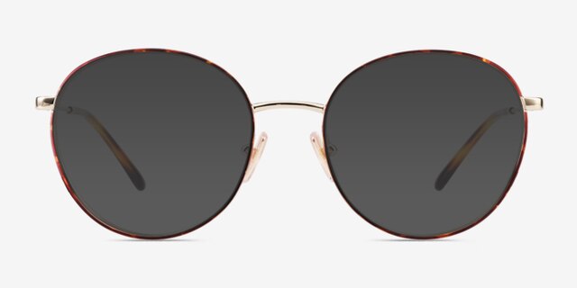 Vogue Eyewear VO4280 Tortoise Pale Gold MetalEyeglass Frames from EyeBuyDirect, with Tinted Lenses