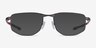 Oakley Addams Brown Gunmetal MetalEyeglass Frames from EyeBuyDirect, with Tinted Lenses