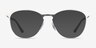 Ray-Ban RB6375 Matte Silver MetalEyeglass Frames from EyeBuyDirect, with Tinted Lenses