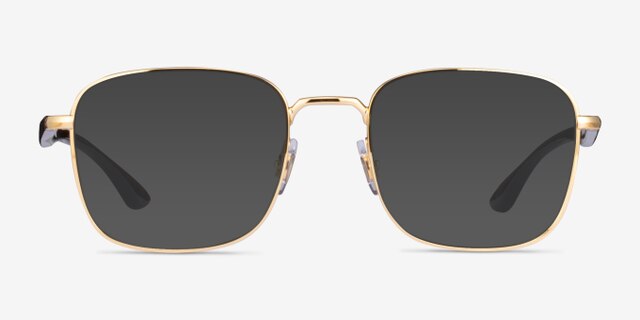 Ray-Ban RB6469 Gold MetalEyeglass Frames from EyeBuyDirect, with Tinted Lenses