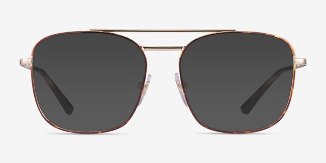 Vogue Eyewear VO4140M Tortoise Gold MetalEyeglass Frames from EyeBuyDirect, with Tinted Lenses