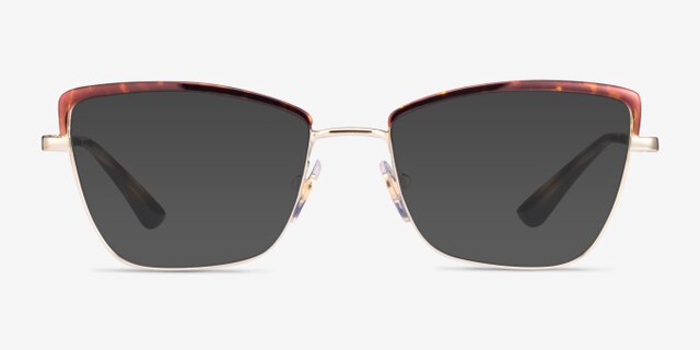 Vogue Eyewear VO4185 Tortoise Gold MetalEyeglass Frames from EyeBuyDirect, with Tinted Lenses