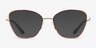 Vogue Eyewear VO4195 Tortoise Gold MetalEyeglass Frames from EyeBuyDirect, with Tinted Lenses