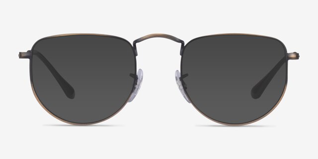Ray-Ban RB3958V Elon Bronze MetalEyeglass Frames from EyeBuyDirect, with Tinted Lenses